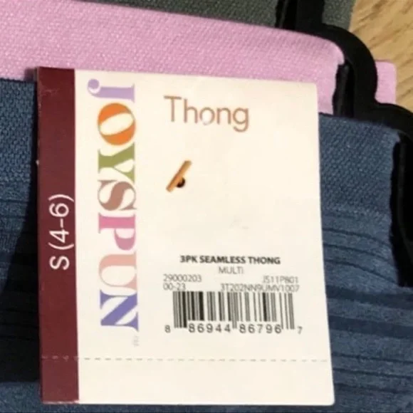 Woman’s Thong Underwear NWT***SIZE -small (4-6) 3 Pack - Picture 2 of 4